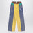 Colour-block Jeans with Logo