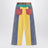 Colour-block Jeans with Logo