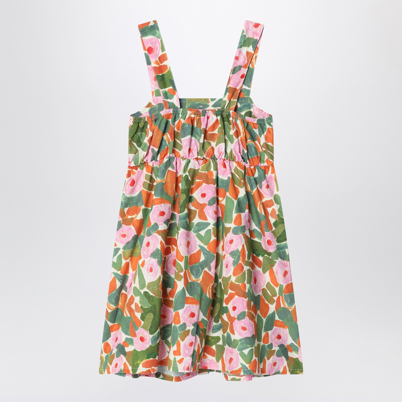 Kleid mit buntem Blumenmotiv