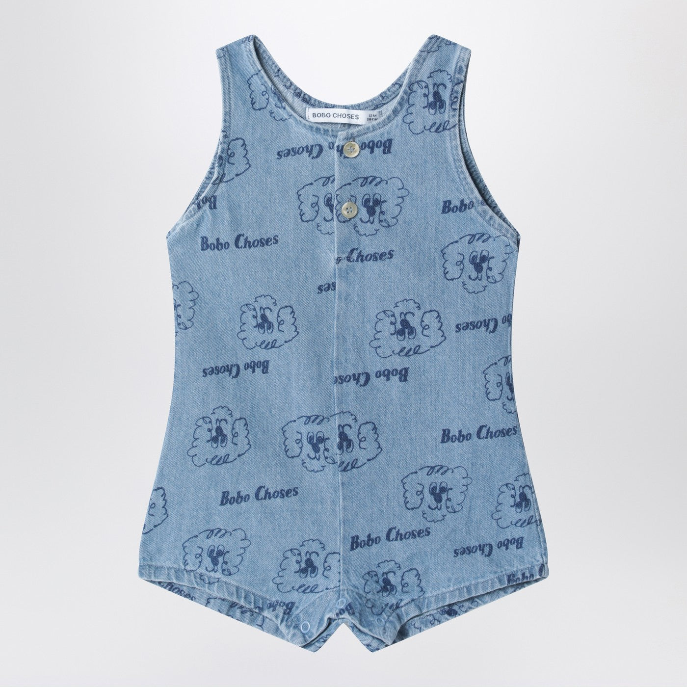 Tutina Pickles The Dog blu in denim