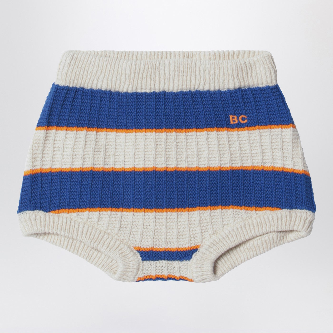 Shorts BC a righe bianco/azzurro