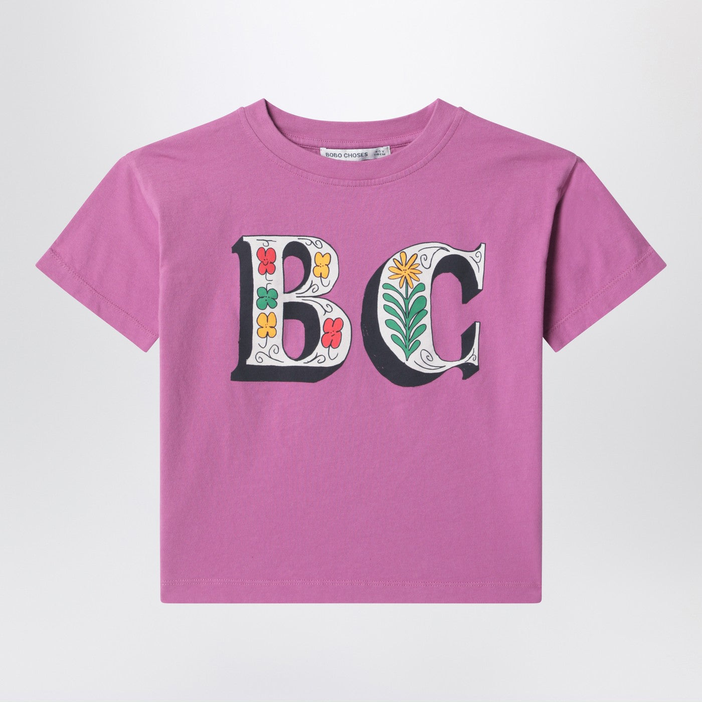 T-shirt rose Spring Letters