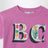 T-shirt rose Spring Letters