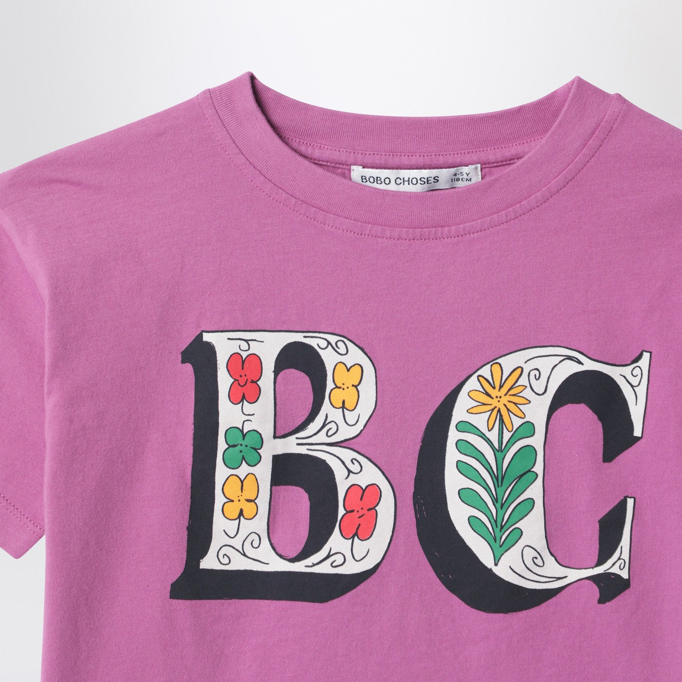 T-shirt rose Spring Letters