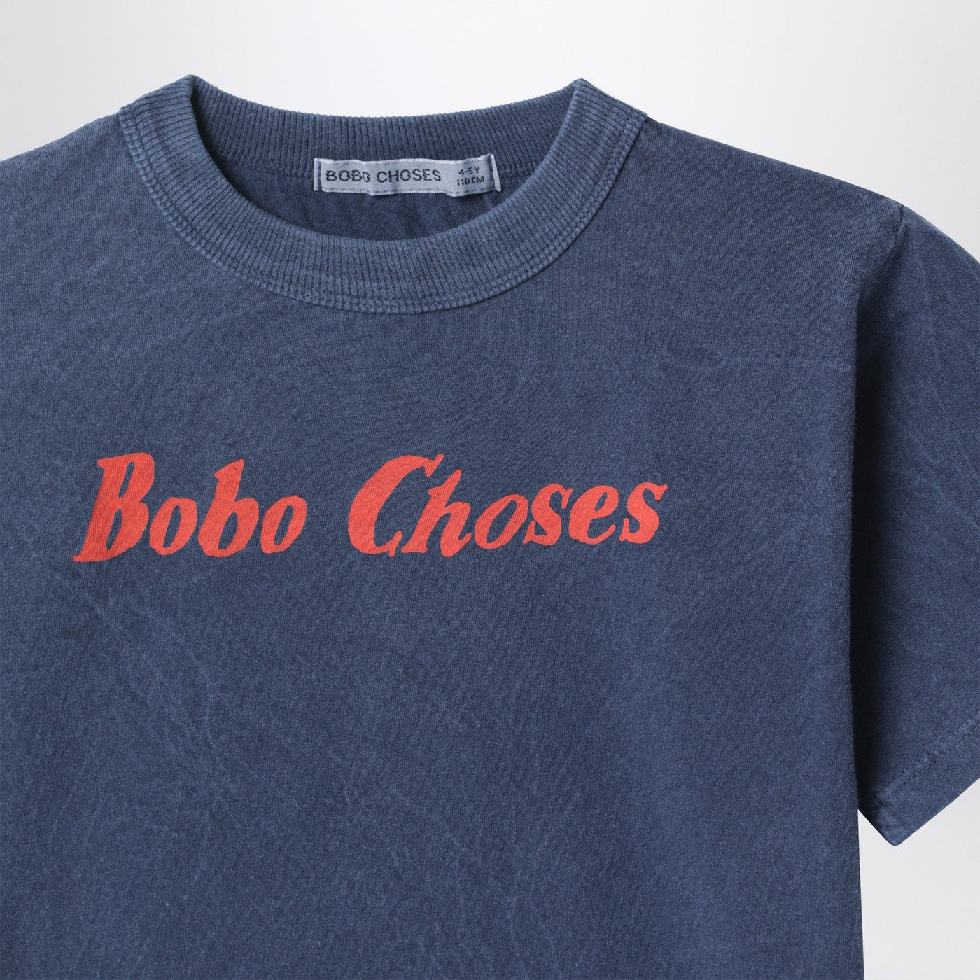 T-shirt Bobo Choses blu effetto slavato