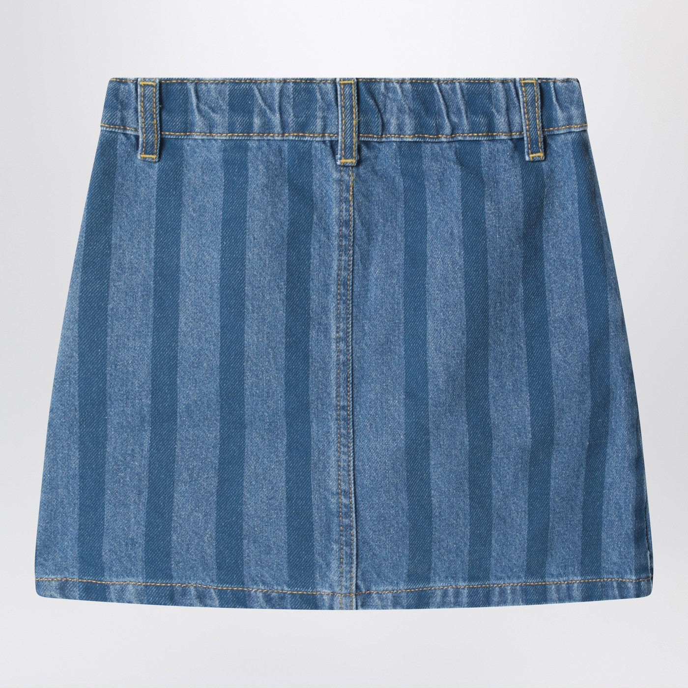 Pickles The Dog striped denim skirt