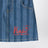 Pickles The Dog striped denim skirt