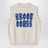 White mélange vest with logo intarsia