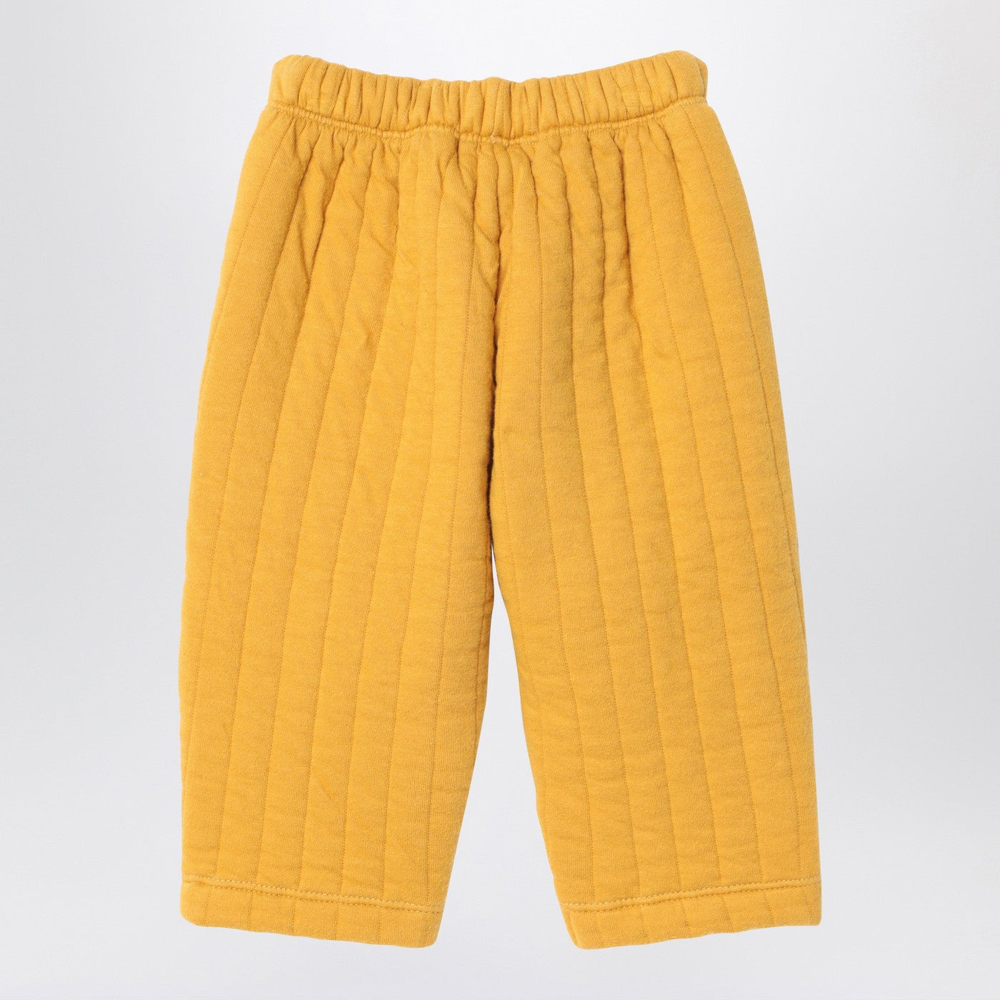 Pantalone jogging giallo/blu trapuntato