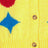 Yellow cardigan with inlay