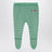 Leggings con piede Race Car verde/bianco