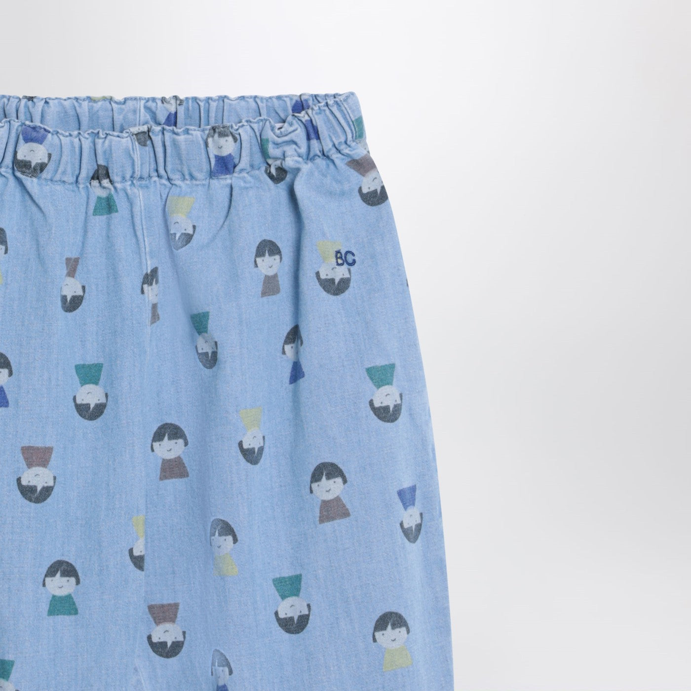 Light blue denim trousers