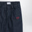Navy blue striped jeans