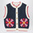 Navy blue Kaleidoscope vest