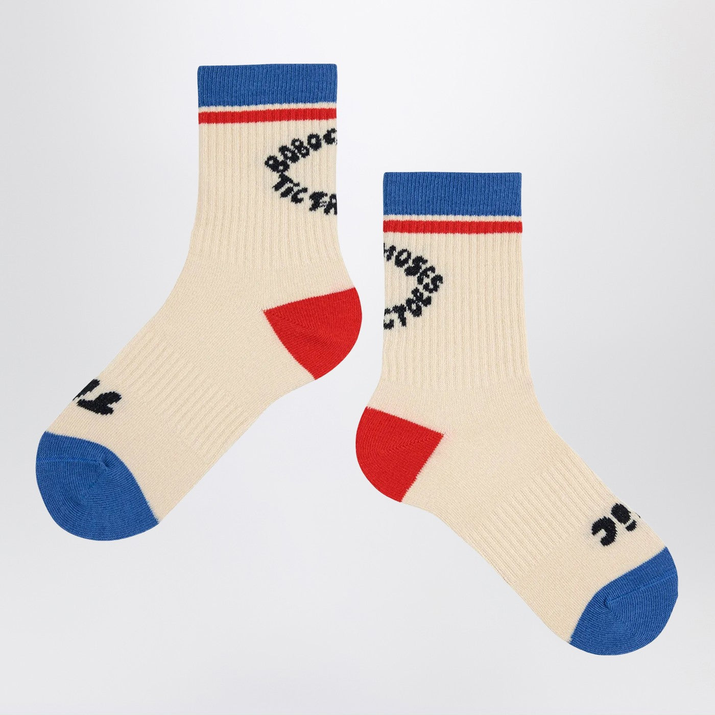 Chaussettes blanches/bleues/rouges