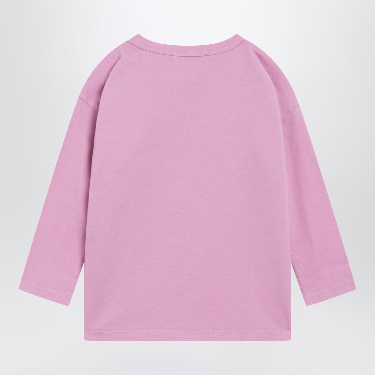 T-shirt a maniche lunghe Softpaw Monster rosa in cotone