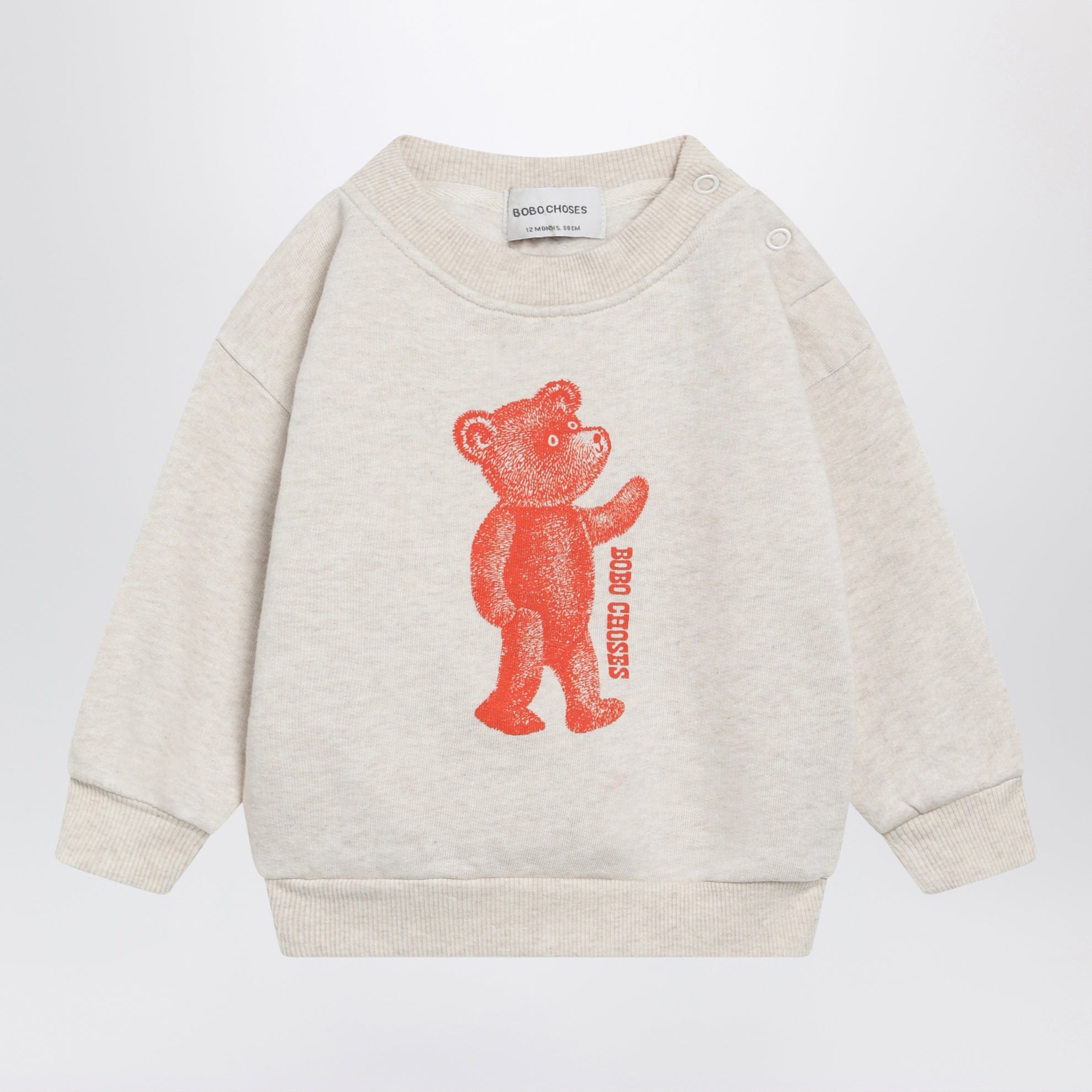 Felpa Softpaw Monster bianca in cotone