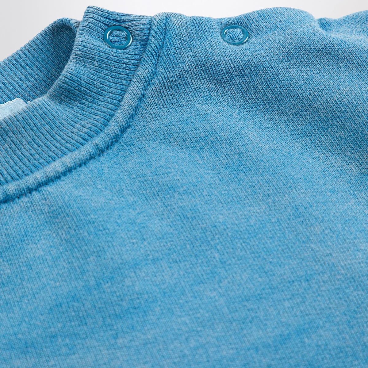 Mush Monster Duo Blaues Baumwoll-Sweatshirt