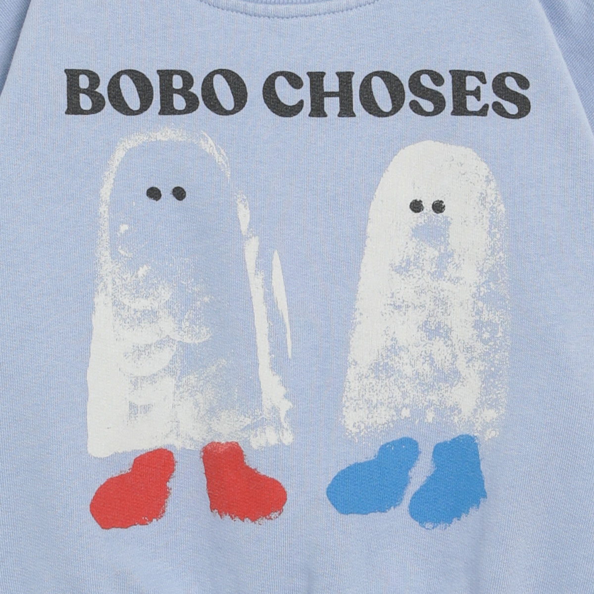 Felpa Booty Ghosts azzurra in cotone