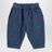 Pantaloni blu navy in velluto a coste