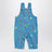 Blaue Mush Monster Duo Latzhose aus Cord