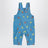 Blaue Mush Monster Duo Latzhose aus Cord