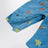 Blaue Mush Monster Duo Latzhose aus Cord
