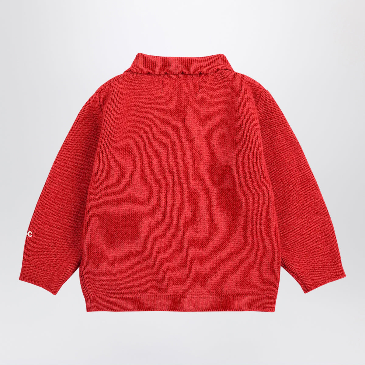 Cardigan aus roter Wollmischung