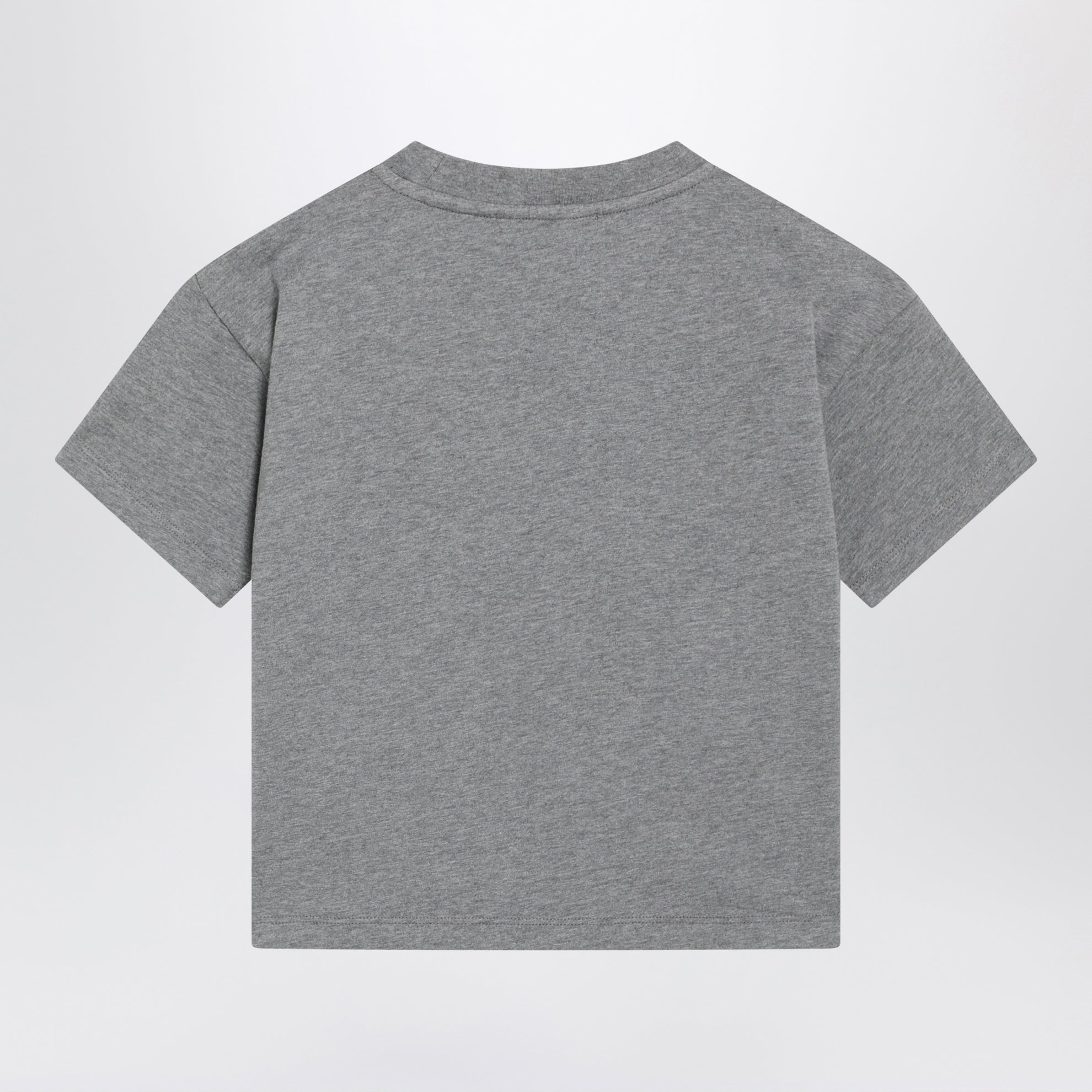 T-shirt grigia in cotone