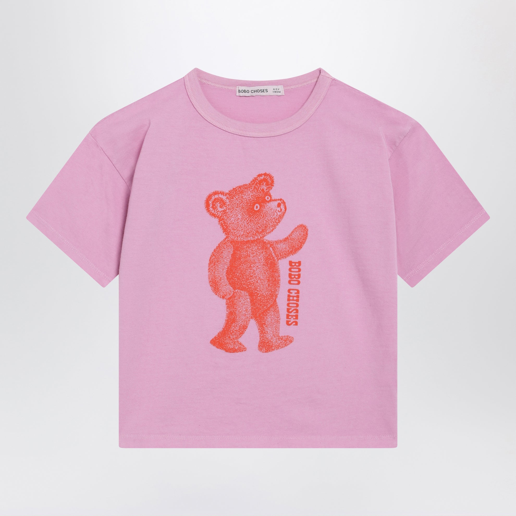 Softpaw Monster short-sleeved T-shirt in pink cotton