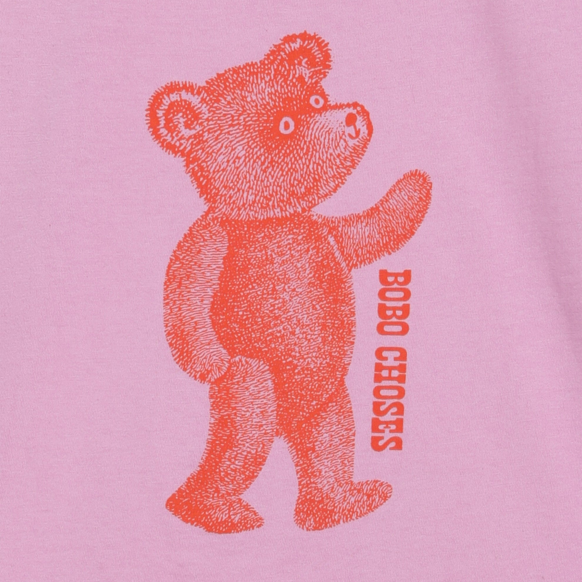 Softpaw Monster short-sleeved T-shirt in pink cotton