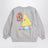 Sweat-shirt Mush Monster Duo en coton gris