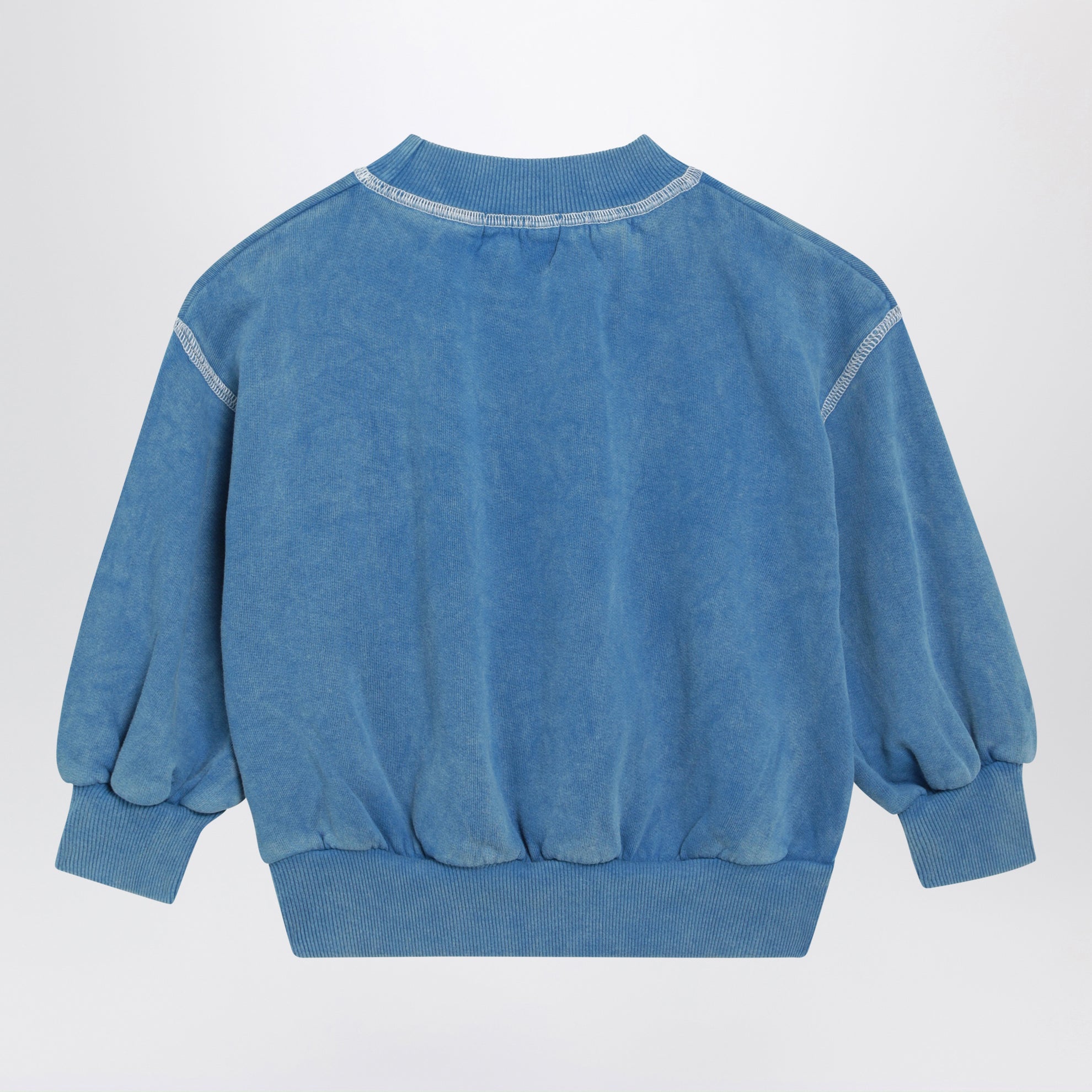 Hidden Monster sweatshirt in blue cotton