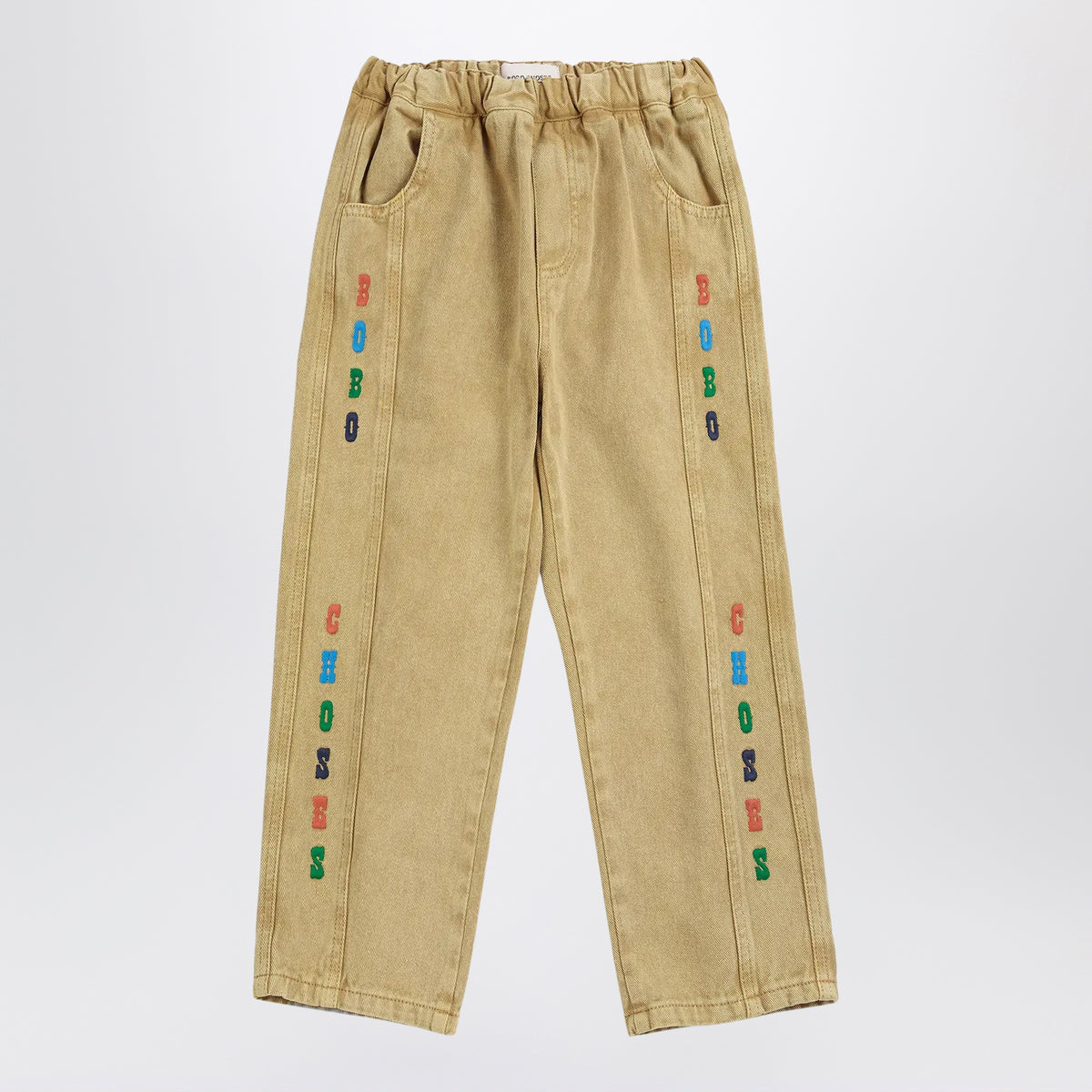 Pantaloni khaki in twill di cotone biologico