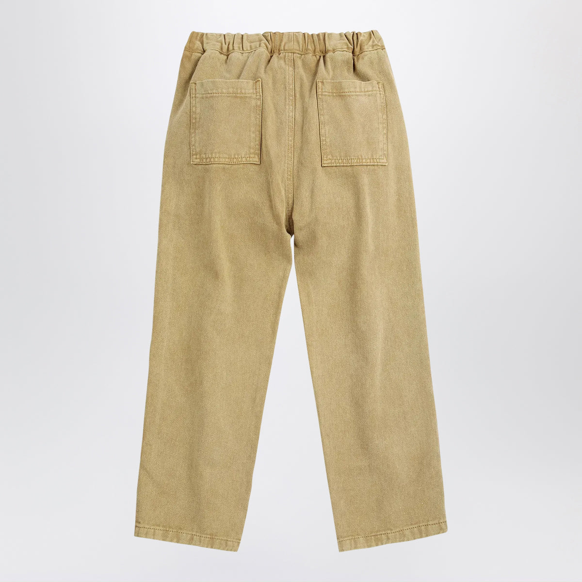 Pantaloni khaki in twill di cotone biologico
