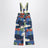 Pantaloni da sci multicolore in poliammide