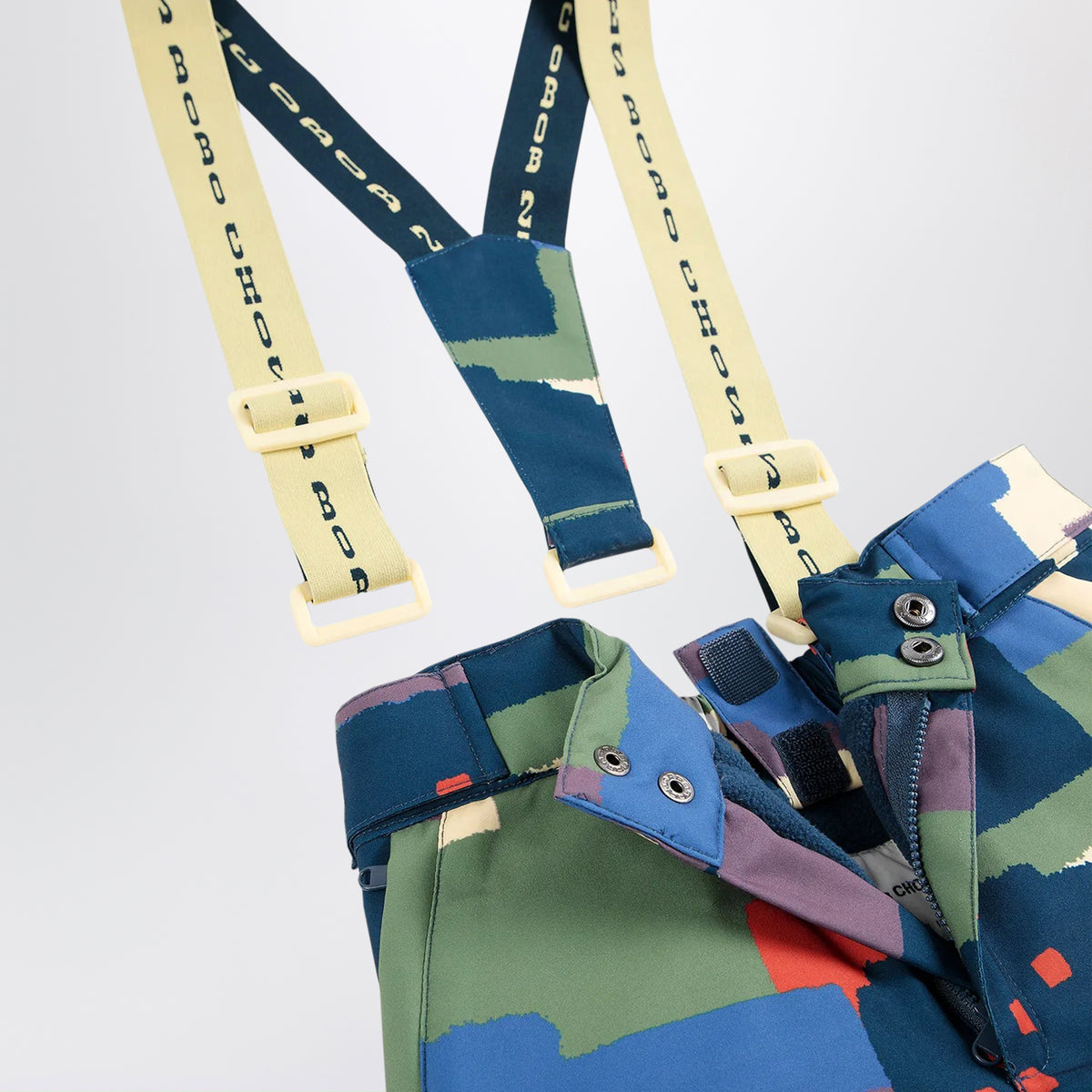 Pantaloni da sci multicolore in poliammide