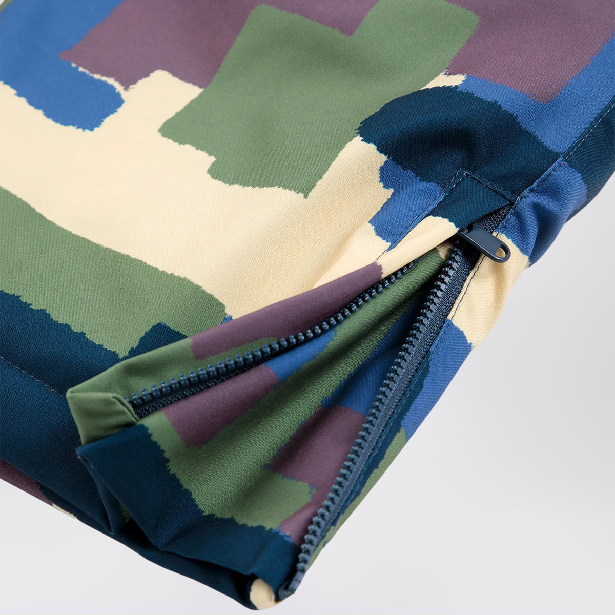Pantaloni da sci multicolore in poliammide