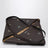 Puzzle Fold XL Cats bag in brown leather