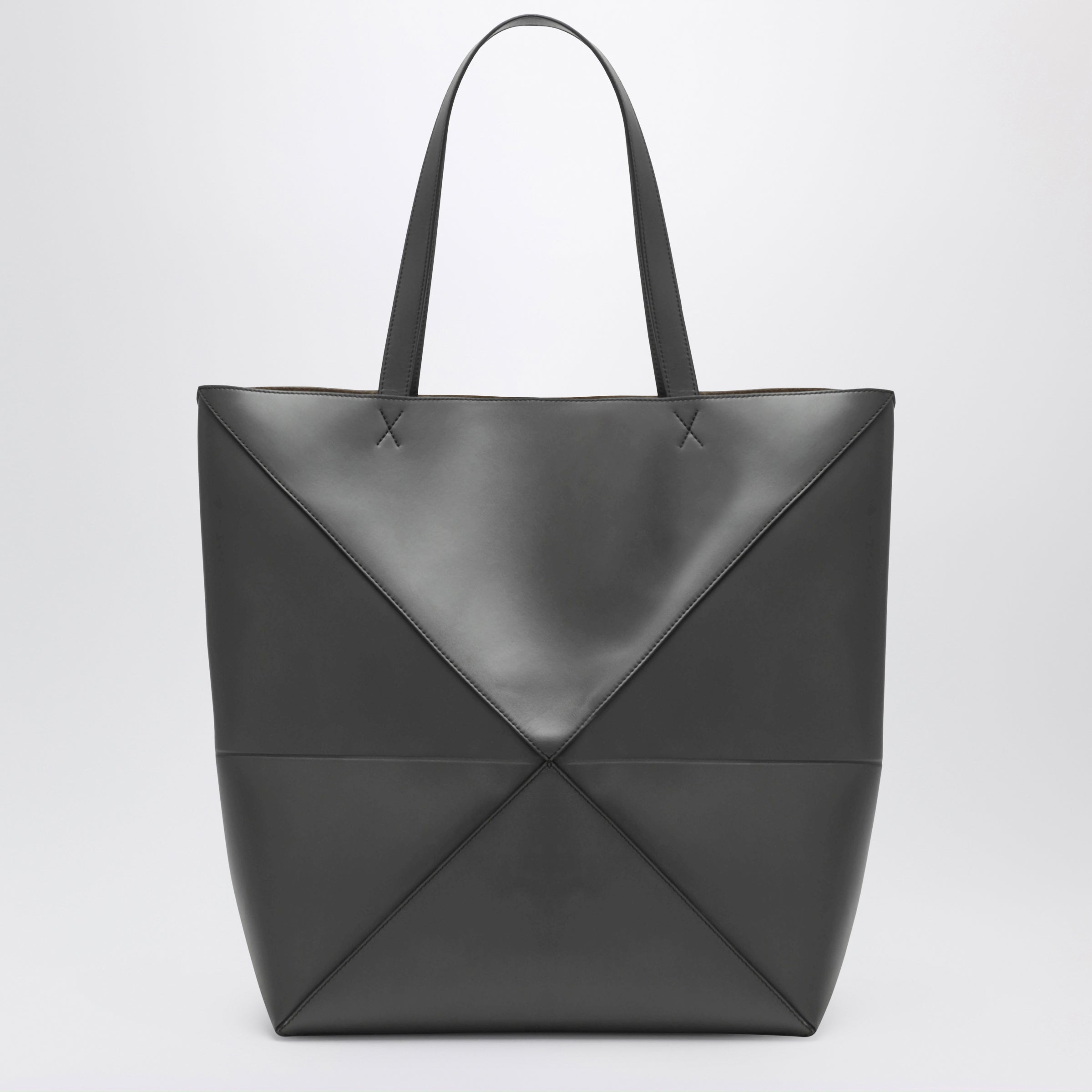 Loewe Dark grey Puzzle Fold Tote XL bag | TheDoubleF