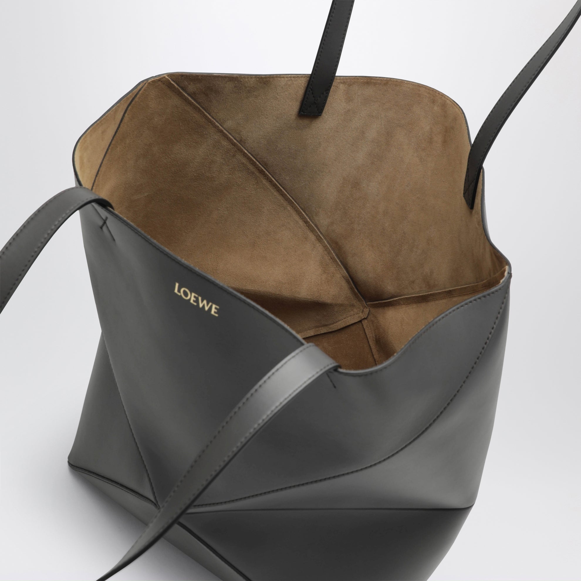 Dark grey Puzzle Fold Tote XL bag