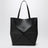 Black XL Puzzle Fold Tote bag
