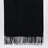 Sciarpa nera in cashmere