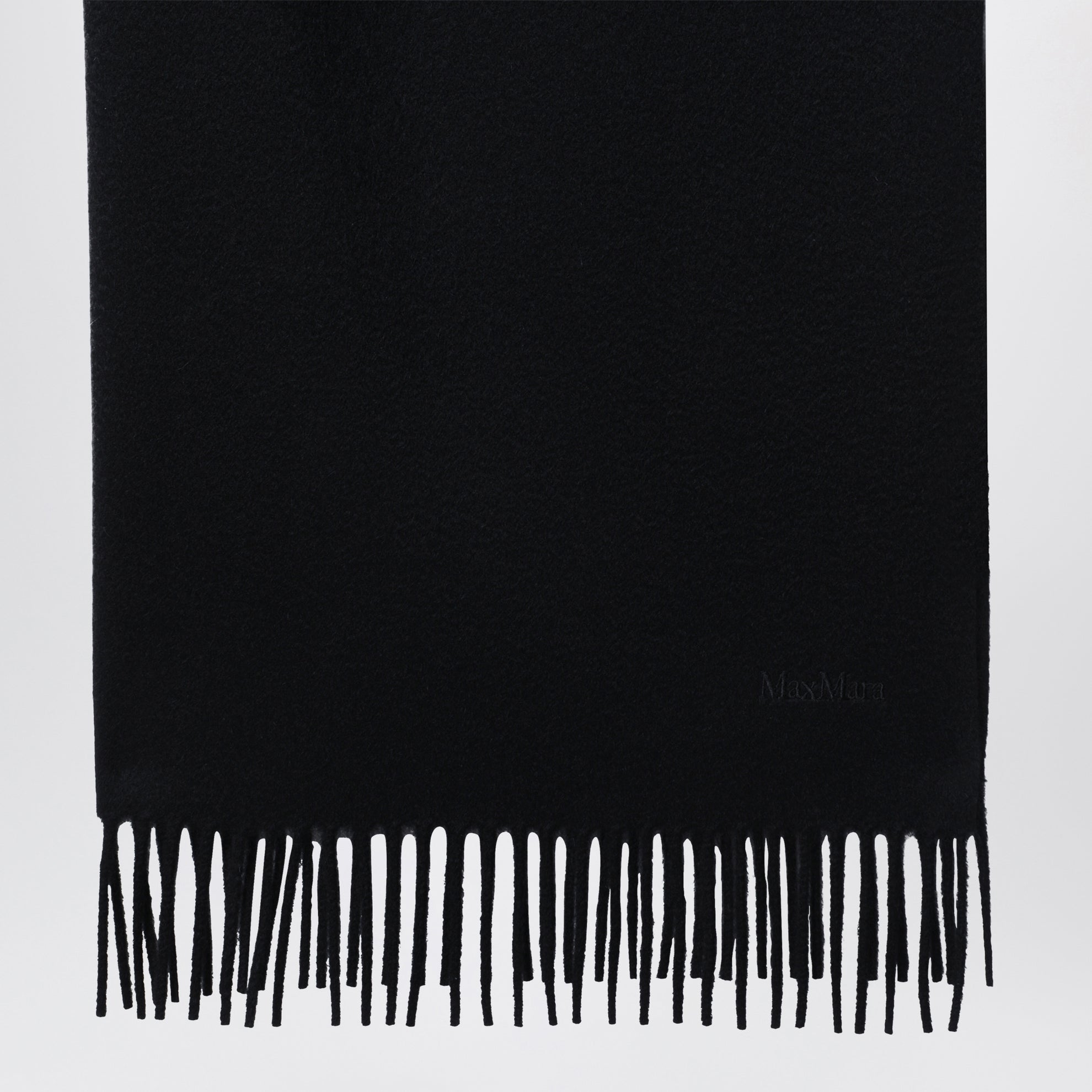 Sciarpa nera in cashmere