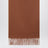 Sciarpa color cuoio in cashmere