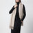 Sciarpa color sabbia in cashmere