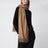 Sciarpa color cammello in cashmere