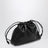 Small black Morgan pouch in faux leather