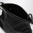 Small black Morgan pouch in faux leather