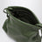 Kleine olivgrüne Morgan Pouch aus Kunstleder
